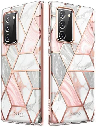 калъф серия i-Blason Cosmo, предназначени за Galaxy Note 20 5G 6,7 инча (випуск 2020 г.), Защитна броня с мраморен дизайн Без вградена защитно фолио за екрана (мрамор)