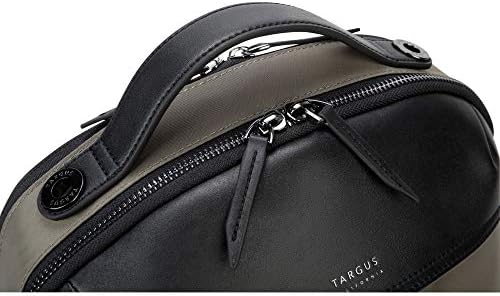 Раница Targus Newport, Елегантна Професионална Пътна чанта за лаптоп, вода-репелент найлон, Висококачествени Метални профили, Джоб за безжично