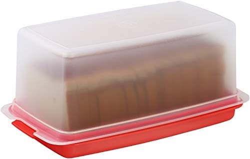 Хлебница Титуляр за хляб с двойно предназначение / плътно затварящ се Пластмасов контейнер за съхранение на сухи или пресни продукти -2 в 1 Хлебница Титуляр за печен