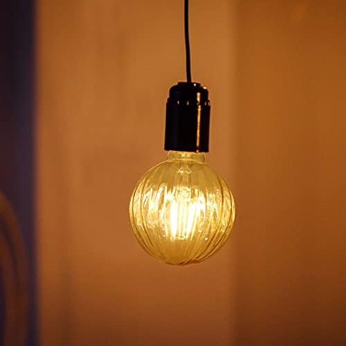 Лампа Walfront G95 в Ретро стил, E27 4 W 220 В, Led Лампа с нажежаема Жичка във формата на Диня, Декоративно Осветление, Топла