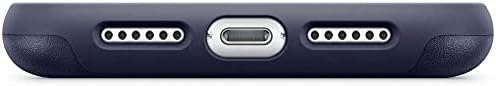 Текстурный калъф OtterBox Ultra Slim в твърди корици за iPhone XR (САМО) със защитно фолио за екрана - Комплектная опаковка - Тъмно синьо в жълто полка точкова