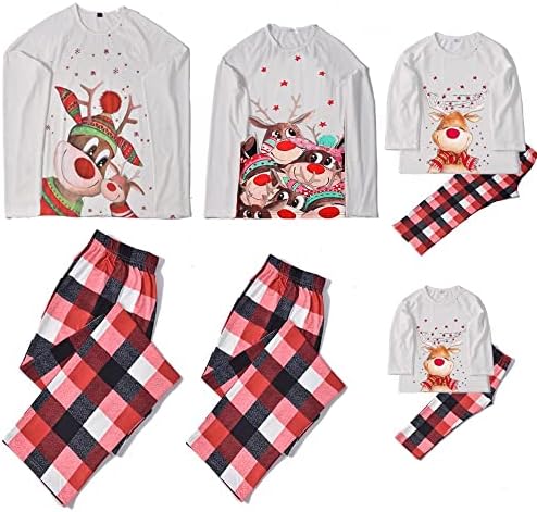Семейни Коледни Пижами,Коледна Пижама на Семейството, на Подходящ Комплект, Подходящо Облекло, Коледна Пижама, Пижама за Семейството