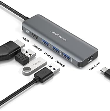 Комплект хъб, 8K, HDMI, USB C с кабел DVI-HDMI