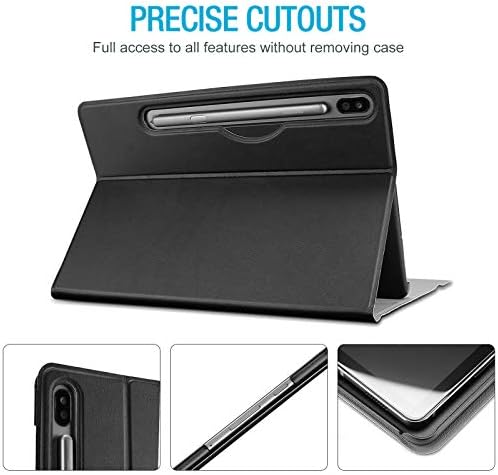 Калъф-клавиатура ProCase за 12,4–инчов Galaxy Tab S8 Plus 2022 / Tab S7 FE 2021 /Tab S7 Plus 2020 с притежателя на S Pen, С