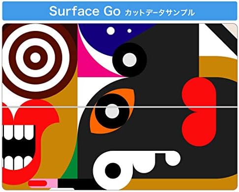 стикер igsticker за Microsoft Surface Go/Go 2, Ультратонкая Защитен Стикер за тялото, Скинове 000936, Ярка Илюстрация