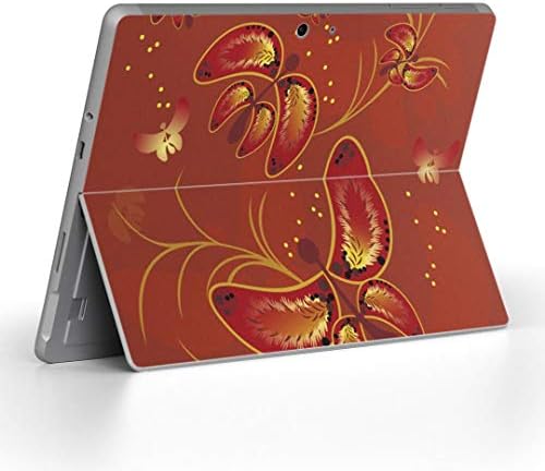 стикер igsticker Калъф за Microsoft Surface Go/Go 2 Ультратонкая Защитен Стикер за тялото Skins 001260 Пеперуда на Цвете