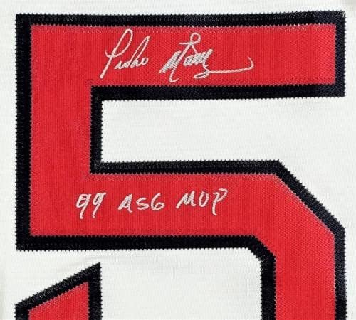 Педро Мартинес Ред Сокс подписаха Фланелка Найк '99 All-Star Game ASG MVP Insc JSA - Тениски MLB с автограф
