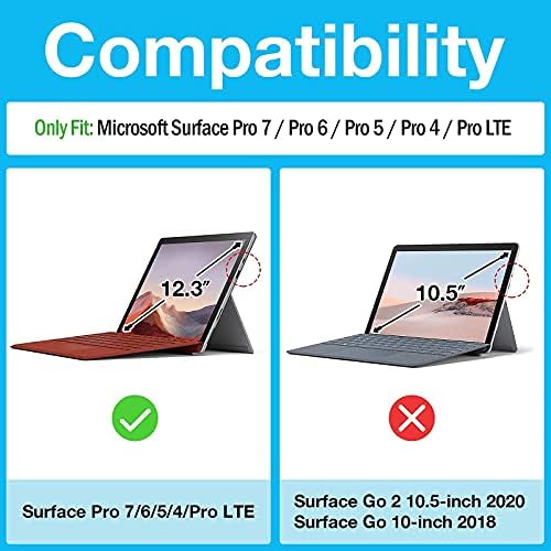 Калъф ProCase Microsoft Surface Pro 7 / Pro 6 / Pro 5 /Pro 2017 / Pro 4 / Pro LTE в комплект с калъф ProCase Surface Pro 7 Plus, Pro 7, Pro 6, Pro 5 (2017), Pro 4, Pro LTE 12,3
