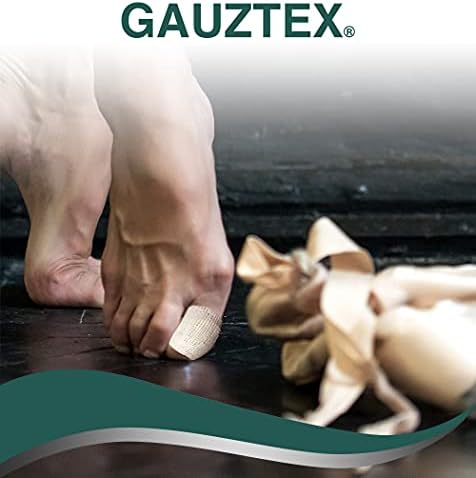 Защитна лента-Оригинален балет лента Tex White ¾ - Самозалепващи обвивка за пръстите на краката за гъвкава защита от мехури от пот - Самозалепващи