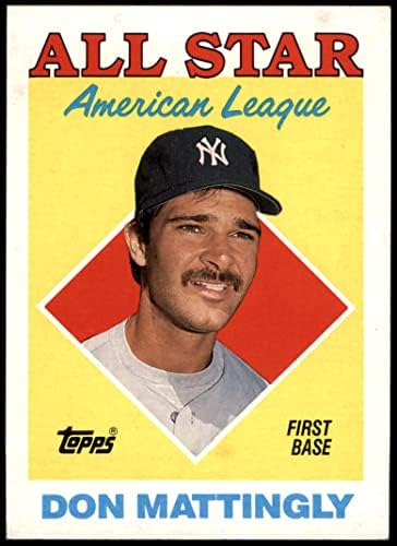 1988 Topps # 386 All-Star Дон Маттингли Ню Йорк Янкис (бейзболна картичка) Ню Йорк / Mount Янкис