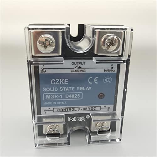 SNKB SSR MGR-1 D4810 D4825 D4840 Еднофазно управление на постоянен ток Радиатор dc 3-32 В dc и 220v dc 600 10A 25A 40A твердотельное реле DD (Размер: D4820 20DA)