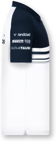 Официална Тениска Поло Teamline Scuderia AlphaTauri, Мъжки X-Small - Официален продукт