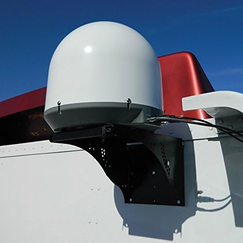 Монтиране на сателитна антена на полуремарке Winegard MT-SM10 в задната част на кабината (за монтиране на сателитна антена за камион, черен)