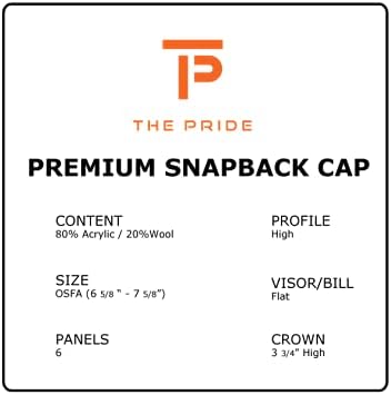 Шапка за шофьор на камион Pride Canada с 3D-подплата от ПРЕМИУМ-клас, бейзболна шапка, ръчно изработени от САЩ с вносни стоки (CA6089RD-MapleWhite)