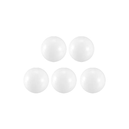 uxcell 1/2-инчови топки за производство на пръстени за монети с pom-помераните, пластмасов сачмен лагер 10 бр.