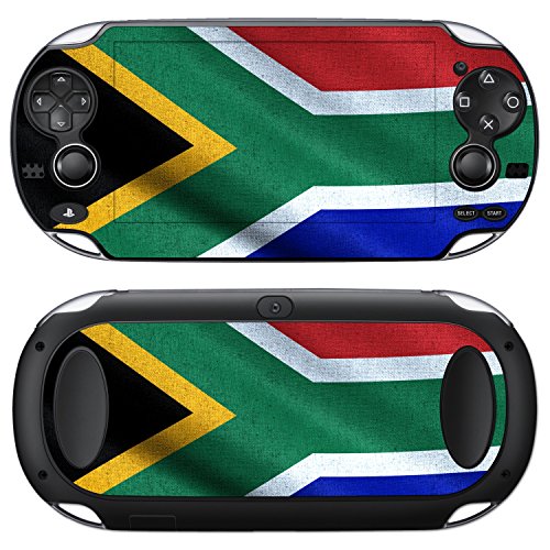 Дизайнерски кожа Sony PlayStation Vita знаме на Южна Африка - Стикер-стикер за PlayStation Vita