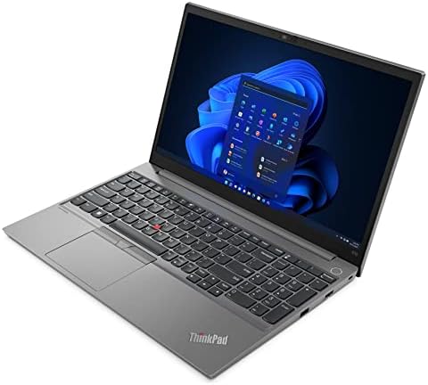 Висока производителност на бизнес лаптоп Lenovo 2023 ThinkPad E15 Gen 4: шестиядерный процесор AMD Ryzen 5 5625U, 40 GB ram, 512 GB NVMe SSD, 15,6 дисплей FHD 1920x1080, IPS, Win 10 Pro, сребрист