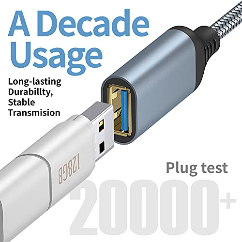 Удлинительный кабел Tianle USB 3.0 1 м/3,3 фута, USB 3.0 мъж към жена USB удължителен кабел 5 Gbit/с Високоскоростен Пренос