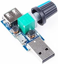 KNACRO 5 W Мини USB Вентилатор на Обема на Въздуха Скорост на Модул Бесступенчатого на регулатора USB Регулатор на скоростта DC 5 v USB Штекерный вход DC4-12V до 2,5-8 и дръжка регул