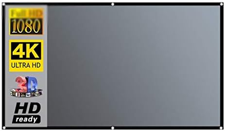Екран за проектор KXDFDC 16:9 Метален Отразяваща Завеса от Светоотражающей плат за DLP-проектор (Размер: 120 см)