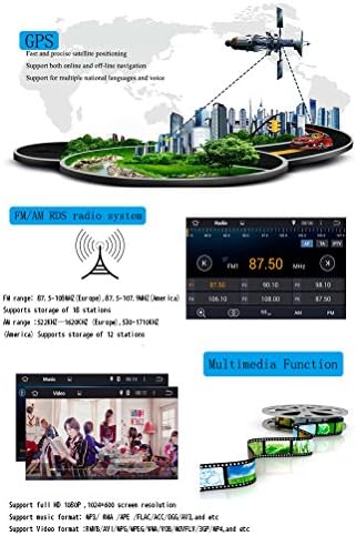 XISEDO Android 8,0 Автомобилна стерео 10,1 вграждане на Главното устройство RAM 4G ROM 32G Автомобилното Радио GPS Навигация