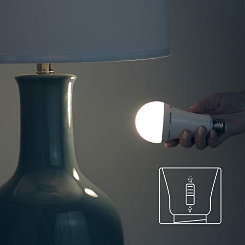 Led на GE Lighting + Led лампа с резервна Батерия, Акумулаторна Спасителна лампа в случай на прекъсване на електрозахранването + Фенерче,