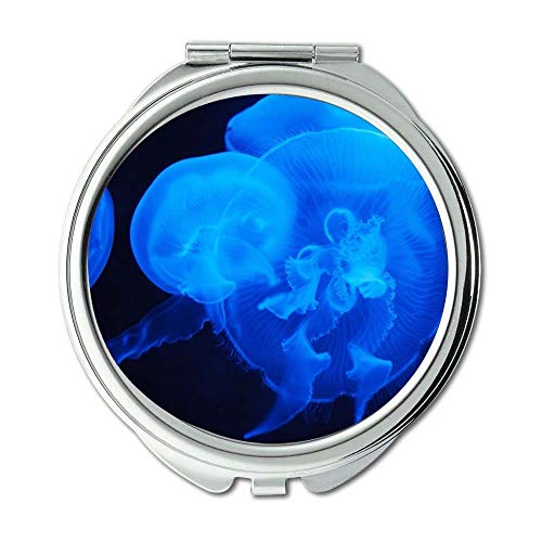 Огледало, Пътно Огледало, животни сини медузи, карманное огледало, джобно огледало