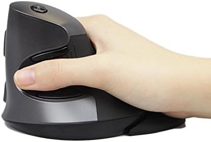 J-Tech Digital Wireless Scroll Endurance Mouse Ергономична вертикална USB-мишка с регулируема чувствителност (600/1000/1600