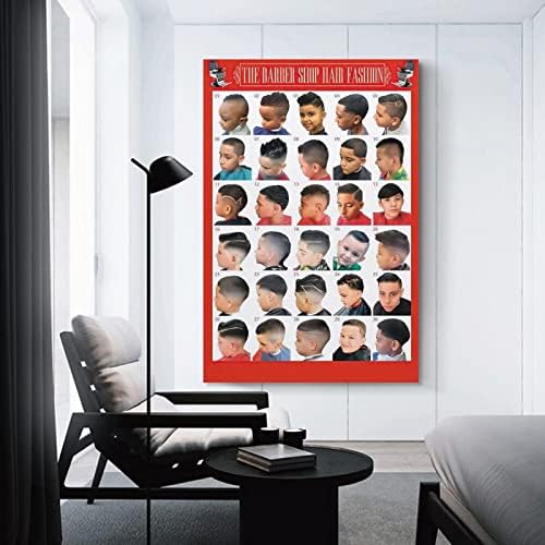Прически за момчета BLUDUG, Haircuts и мъжки Прически, Стенни Плакати в стил Арт-Деко, Платно, Живопис, монтиран на стената Художествен Плакат за Спални, Обзавеждане на Хол