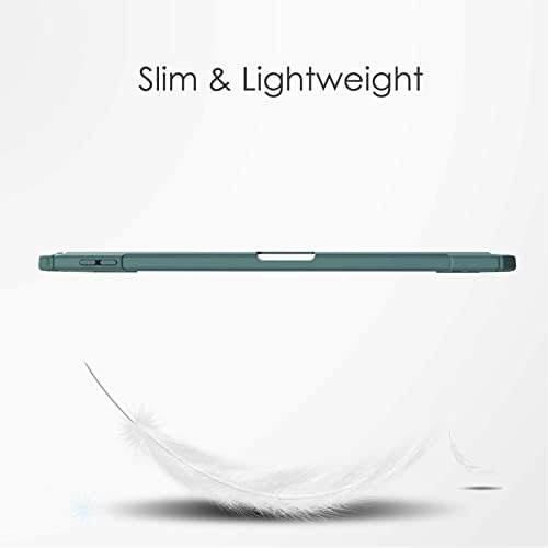 Сверхпрочный калъф, съвместим с iPad Pro 12,9 2022, 12,9-инчов калъф за таблет, тънък калъф от TPU с притежател на молив, smart-калъф