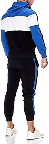 MenTracksuit Спортни Комплекти в стил Мозайка с Дълъг Ръкав, Брючный Костюм, Мъжки Комплект, Slim Fit
