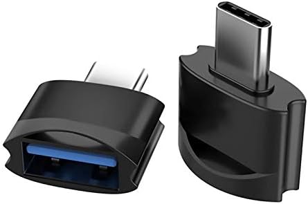 USB Адаптер C за свързване към USB конектора (2 опаковки), съвместим с Samsung Galaxy S20 FE 5G за OTG със зарядно устройство Type-C.