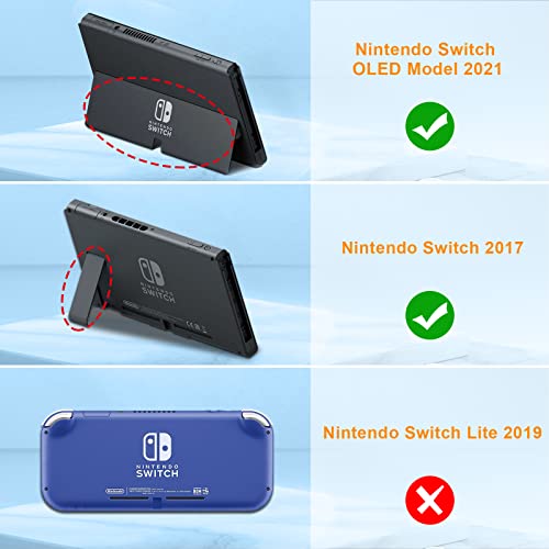Калъф за носене Fintie за Nintendo Switch OLED Модел 2021 /Switch 2017, [устойчив на удари] Твърд Защитен Калъф, Чанта
