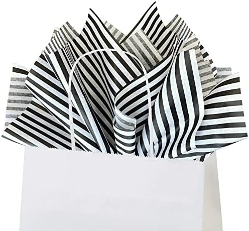 Опаковка Flexicore опаковъчна хартия черна ивица с принтом от цигарена хартия Размер: 15 инча X 20 инча | Количество: 100 листа |
