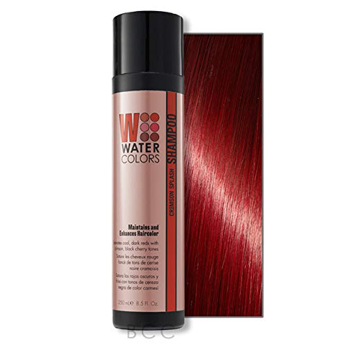 Безсульфатный шампоан за нанасяне на бои Watercolors, Поддържа и подобрява цвета на косата, Средство за грижа за боя за коса (CRIMSON SPLASH