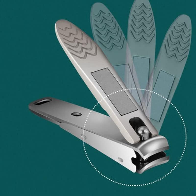 ZLXDP Преносим Педикюрный набор от Стоманени Белезници за Нокти Инструмент За Пътуване Калъф За Грижи Подарък Кутия Комплект Ножици за нокти