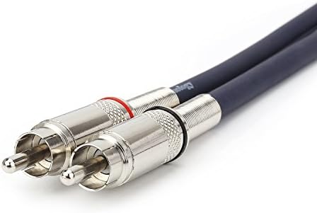 Disino Двойна Штекерный кабел RCA-XLR, 2 щепсела XLR-2 RCA/Phono За да се свържете стереозвука Hi-Fi, Кабел за микрофон, тел, кабел - 5 Метра / 1.5 м