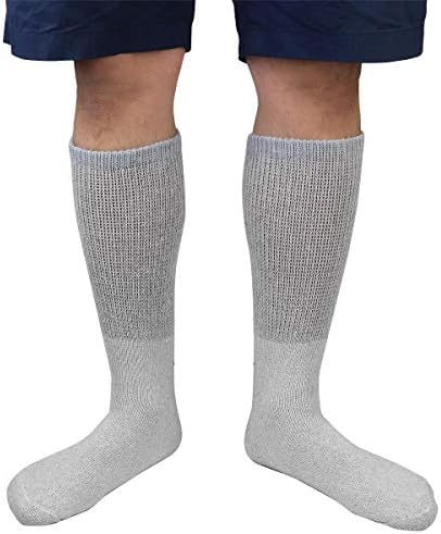 Приемани лекари чорапи Falari 12-Pack Crew Length за диабетици и сърдечно-съдови заболявания, не са задължаващи за носенето