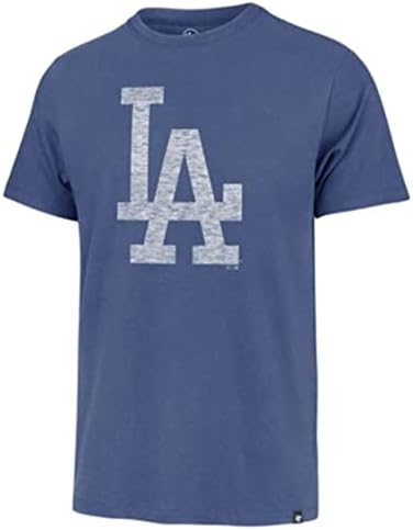 Мъжки t-shirt MLB с Потертым Отпечатък от Цветове за Основния екип и Устно запознат с Логото на