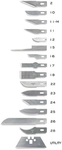 X Acto X202 5 Опаковки № 2 Голямо Остроконечное Нож