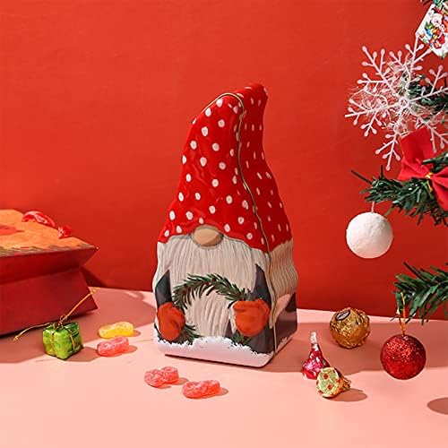 1БР Коледни Подаръчни Кутии Гуди Кутия шоколадови Бонбони Желязо Лечение Кутии Бисквитки, за да Коледен Празник на Сватбени Декорации