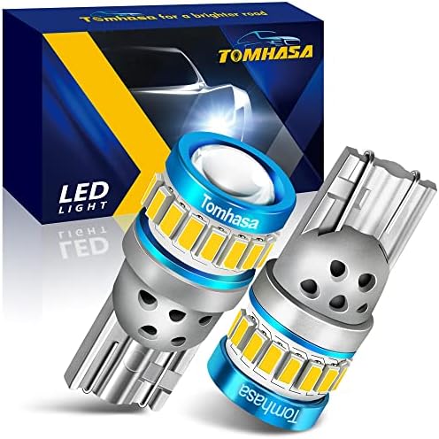 Tomhasa Ultra Bright T10 194 Led Лампа 168 Led CANBUS Крушка Без грешки 2825 W5W 192 Led Лампа с Прожектор, led замяна за интериора