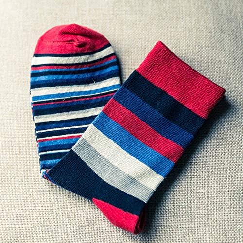 Мъжки многоцветни есенни модни чорапи so райе за жени, летни обикновена ежедневни сладки памучни спортни чорапи