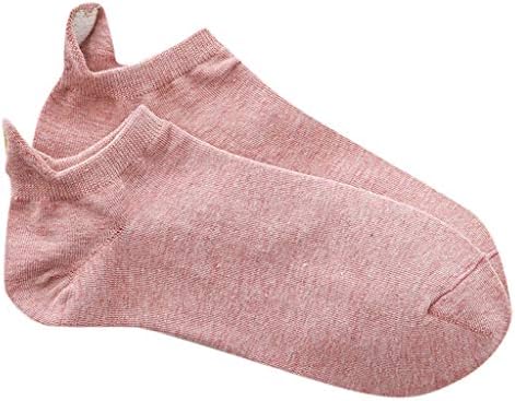 Чорапи за колоездене на Жените, Ежедневните Модни Нередовни Памучни Чорапи с Топло Сърце, Нескользящие Спортни Къси Чорапи, Аксесоар