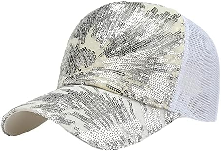 Бейзболна шапка с Пайети за Мъже И Жени, бейзболна шапка в стил Хип-Хоп, нисък профил на Окото Шапка за Татко, Лятна Регулируема