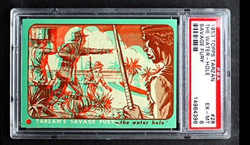 1953 Topps # 28 The Water Hole (Карта) PSA PSA 6.00