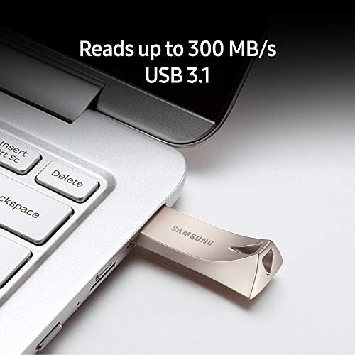 Флаш устройство Samsung BAR Plus 64GB - 300MB/s USB 3.1 Титан Gray (MUF-64BE4/AM)