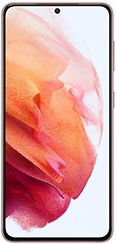 Samsung Galaxy S21 5G (128 GB, 8 GB) 6,2 AMOLED 120 Hz, Snapdragon 888, напълно отключени Global 5G Volte (AT & T, Verizon, T-Mobile, Global) G991U1 (със зарядно устройство с мощност 25 W и бърз wi-зарядно устройство, розов)