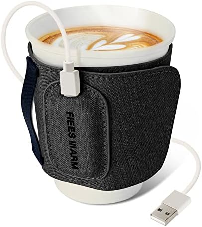 Ръкав за подгряване на кафе и напитки Множество Топло за кафе с преносим бързо зареждане чрез USB Загрява Чаши, държач за напитки
