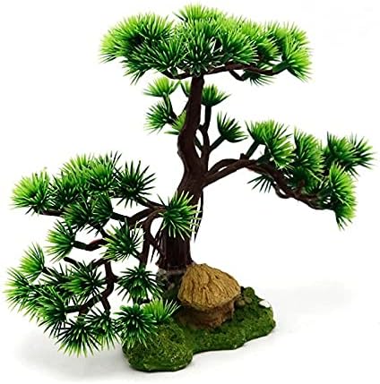 UXZDX Изкуствено Декорация на Аквариума Симулационни Растения Смолата на Дърво Аквариум За Риби Ландшафтен Дизайн Бор Бонсай
